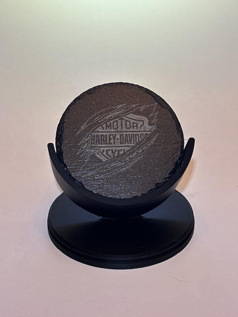 Harley Davidson Slate Coasters