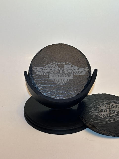 Harley Davidson Slate Coasters